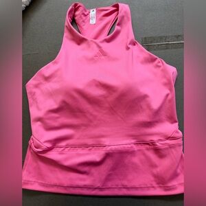 NEW Adidas Climacool racer back bright pink top tennis pickleball